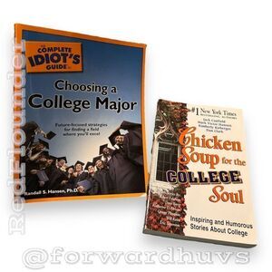 Idiots Guide to Choosing a College Major & Chicken Soup for the College Soul - P
